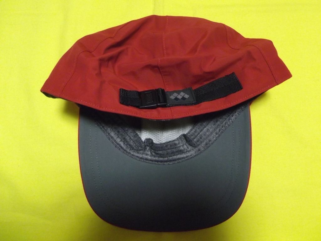 ●モンベル キャップ フリー レッド 54～60 帽子 ゴアテックス サイズ調整可能 GORE-TEX