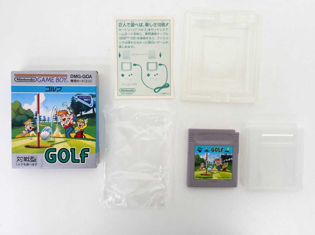 ゲームボーイ 中古 ソフト GB ゴルフ 外箱・クリアケース付 Nintendo