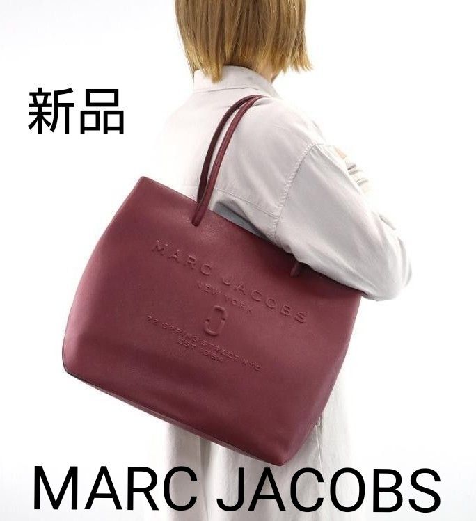 新品未使用マークジェイコブスMARC JACOBS LOGO SHOPPER EW TOTE/ロゴ