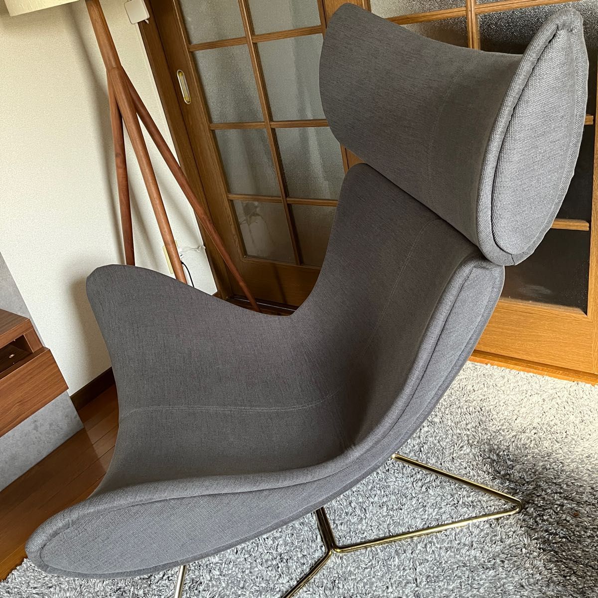 世界的に有名な shiro 【美品】BoConcept チェア ブルー系 SQUILLA