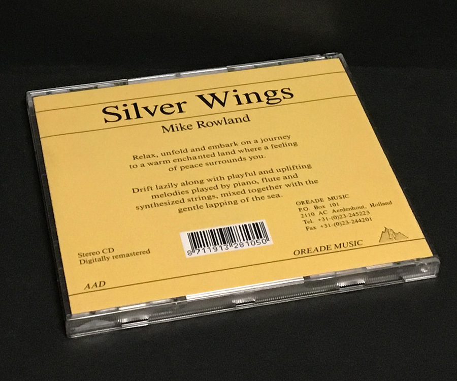 CD［マイク・ロウランド Mike Rowland／Silver Wings］Austria 瞑想 環境音楽 Oreade Music_画像2