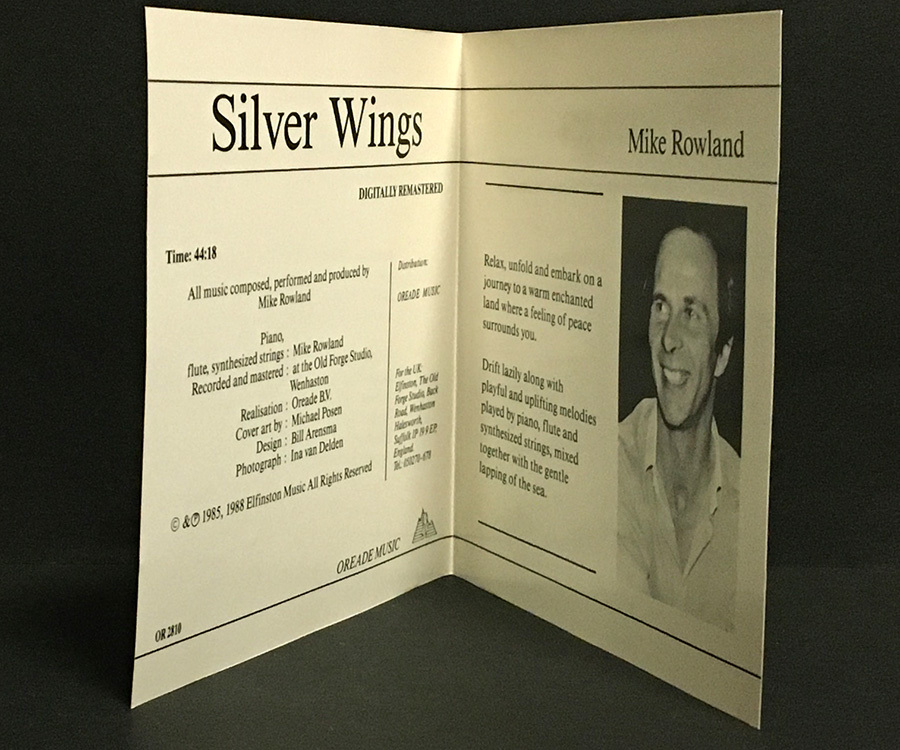 CD［マイク・ロウランド Mike Rowland／Silver Wings］Austria 瞑想 環境音楽 Oreade Music_画像6