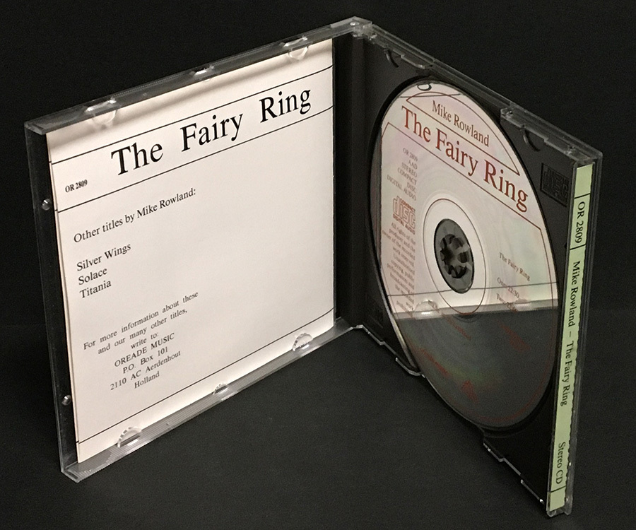 CD[ Mike * low Land Mike Rowland|The Fairy Ring]Switzerland.. окружающая среда музыка Oreade Music