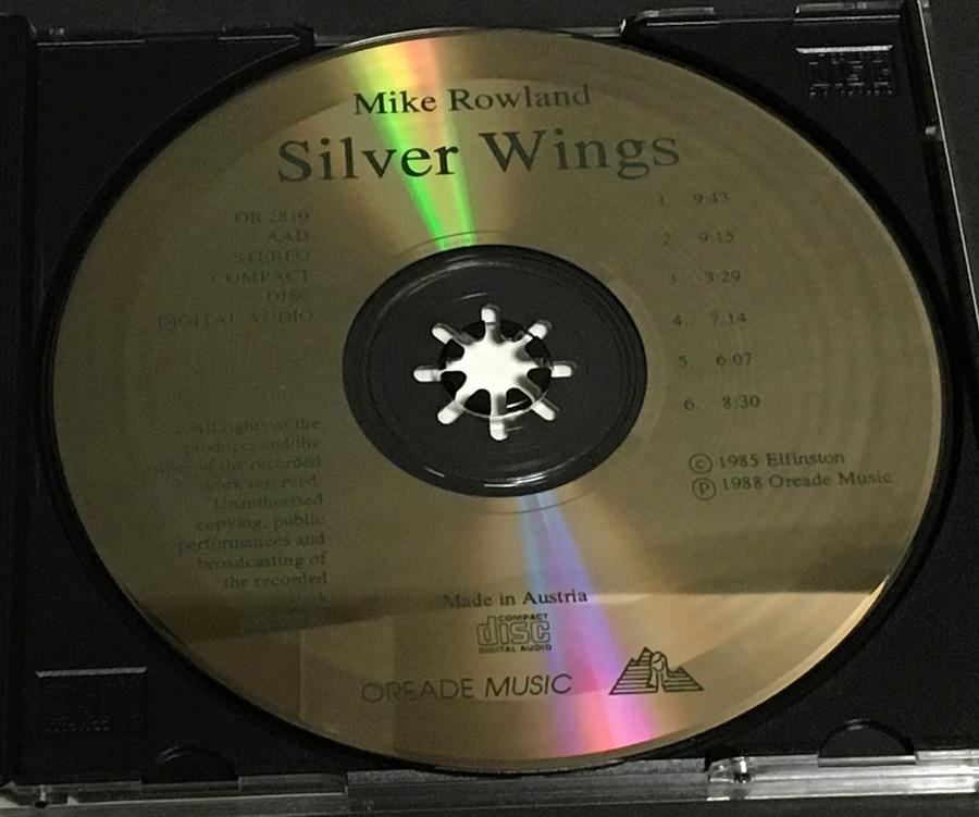 CD［マイク・ロウランド Mike Rowland／Silver Wings］Austria 瞑想 環境音楽 Oreade Music_画像7