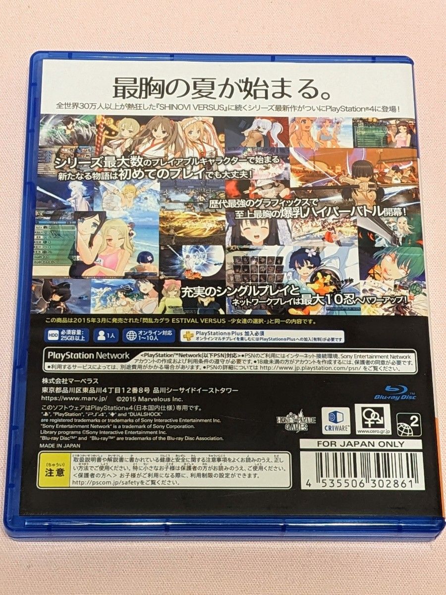 PS4 閃乱カグラESTIVAL VERSUS