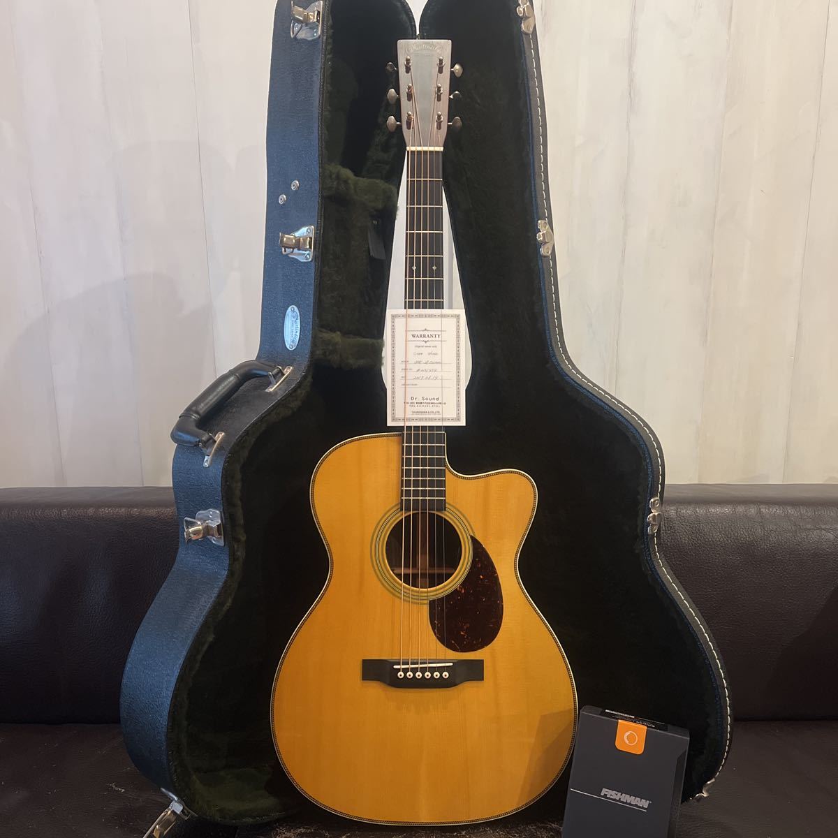 Martin OMC-28 Custom (Adirondack Spruce / East Indian Rosewood) FISHMAN Ellipse ピックアップ&プリアンプ付 ハードケース付　マーチン_画像1