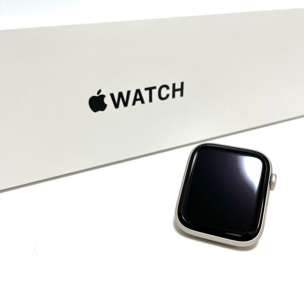 【アップルウォッチ】Applewatch SE 第二世代 MNLA3J/A アルミニウム GPSモデル 44mm 箱/バンド/ケーブル 【かんてい局亀有】13320