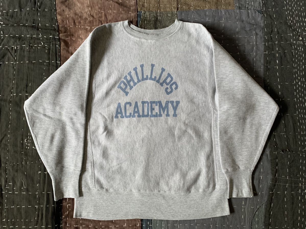 70s single color L Champion Rebirth we b light blue . included phillips academy Champion America made USA made Vintage REVERSE WEAVE sweat 