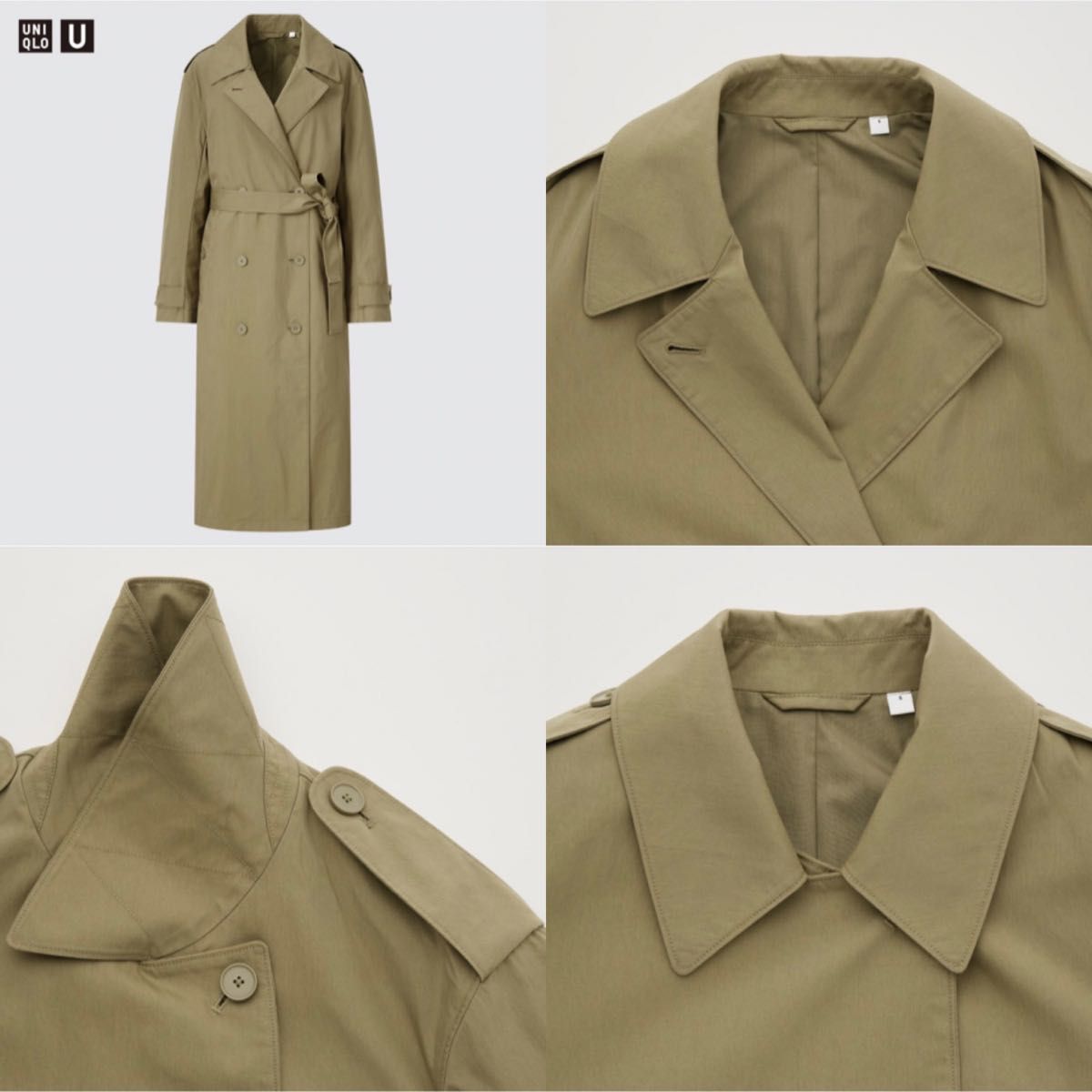 値下げしました 新品未使用(試着のみ) UNIQLO U オーバートレンチ