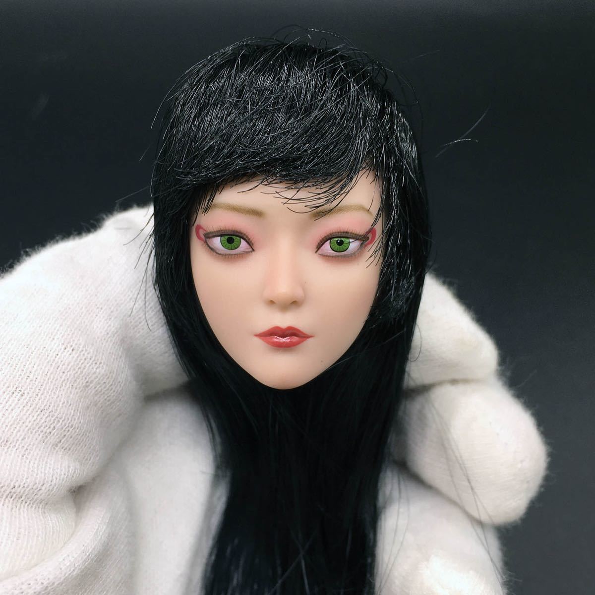 B199 1/6 フィギュア ヘッド　女性ヘッド　希少品 12インチドール 美少女 OB/TBLeague/Phicen/Jiaou doll素体対応 白肌 B199_画像6