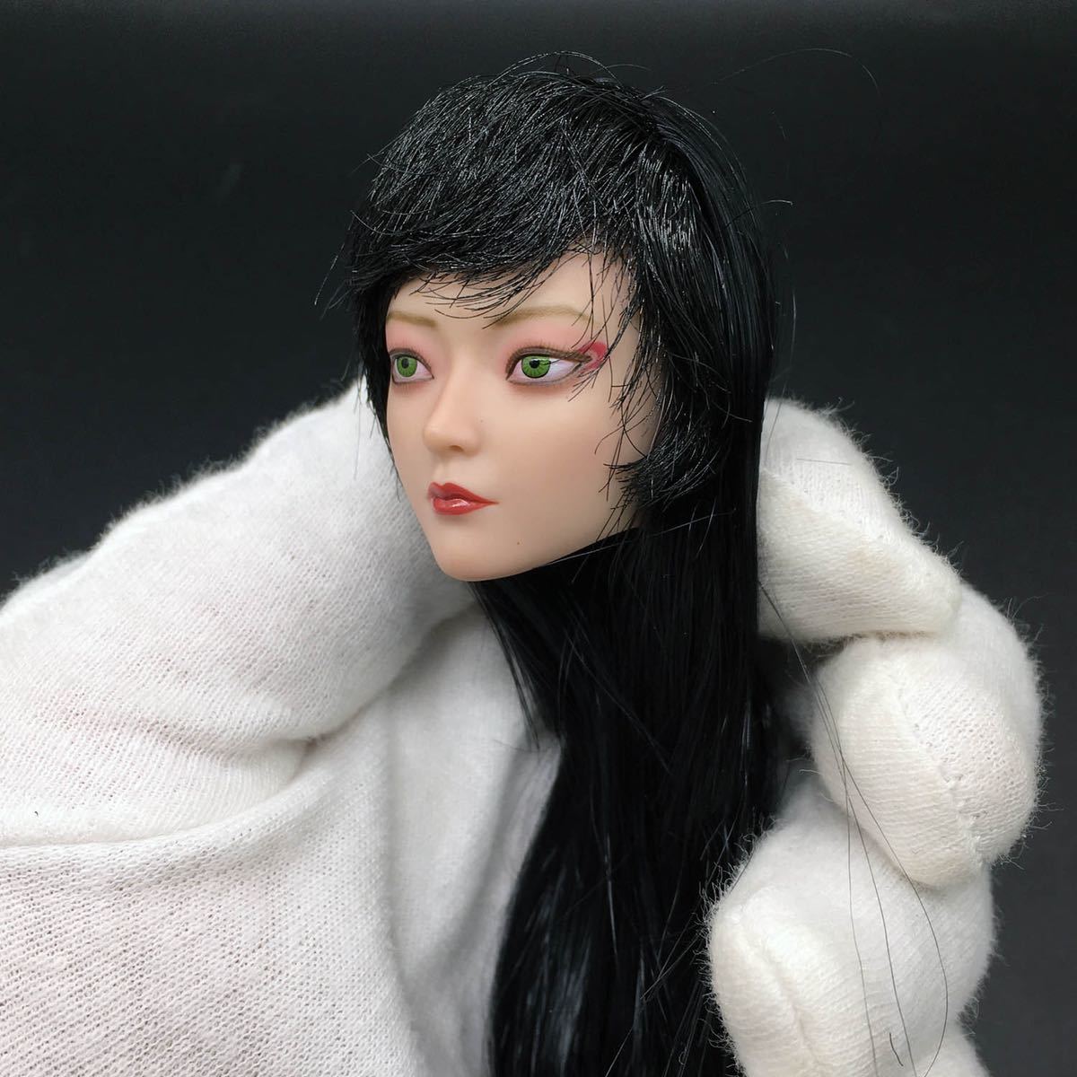 B199 1/6 フィギュア ヘッド　女性ヘッド　希少品 12インチドール 美少女 OB/TBLeague/Phicen/Jiaou doll素体対応 白肌 B199_画像5