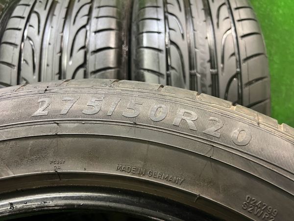 Gクラス　ダンロップ　SP　SPORT　MAXX　MO　275/50R20　4本　サマータイヤ　6.5ｍｍ以上　_画像8