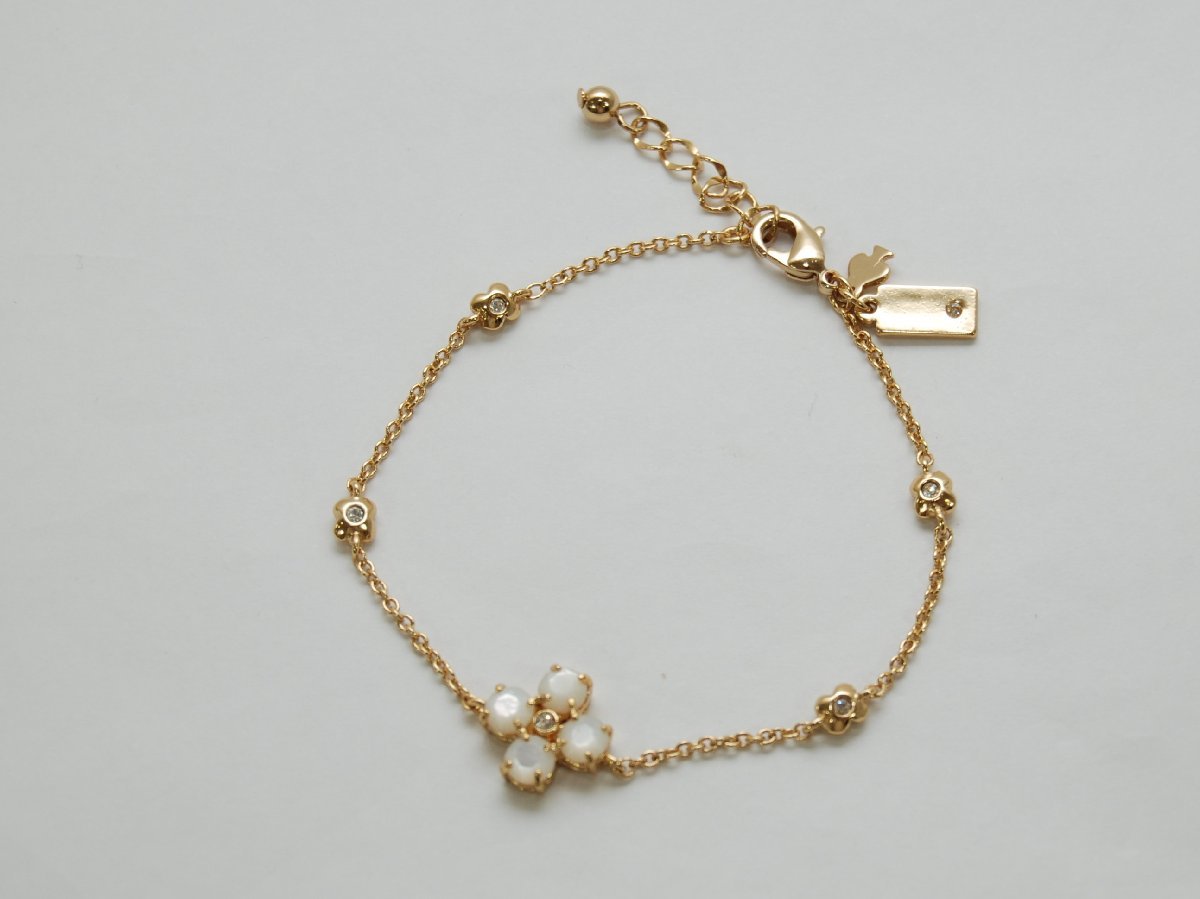 [USED/AB]katespade Kate Spade # flower motif # bracele 