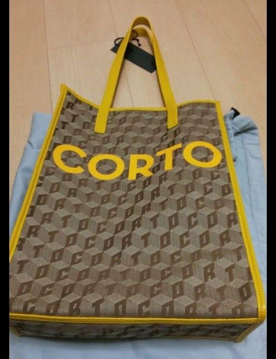 CORTO MOLTEDO ウィンダンシー モノグラム トートバッグ イエロー