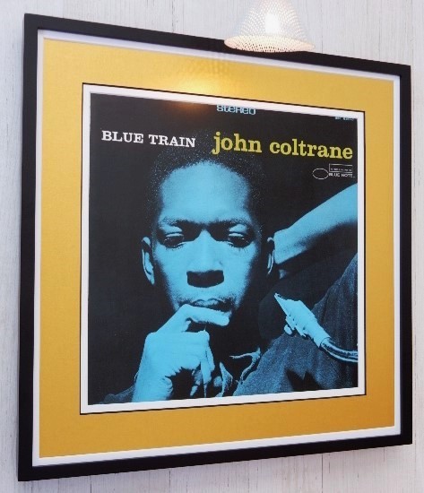 最新 Coltrane/ブルーノート/Blue Train/John 額装/Blue ポスター