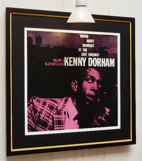 ケニー・ドーハム/50s ジャズ LP アート/ジャケ ポスター/Kenny Dorham/ Vol. 3/Jazz Art Classics/Framed Blue Note ALBUM/Latin Jazz_画像6