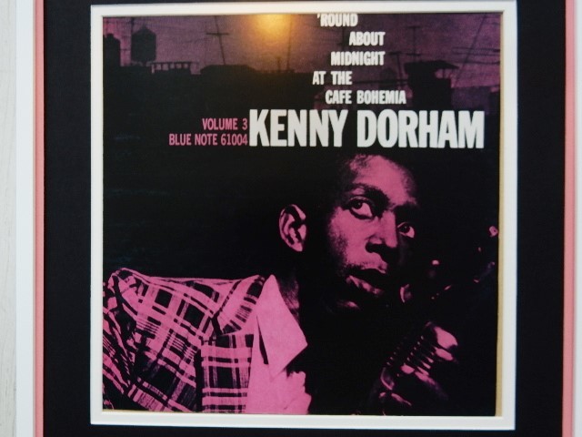 ケニー・ドーハム/50s ジャズ LP アート/ジャケ ポスター/Kenny Dorham/ Vol. 3/Jazz Art Classics/Framed Blue Note ALBUM/Latin Jazz_画像2