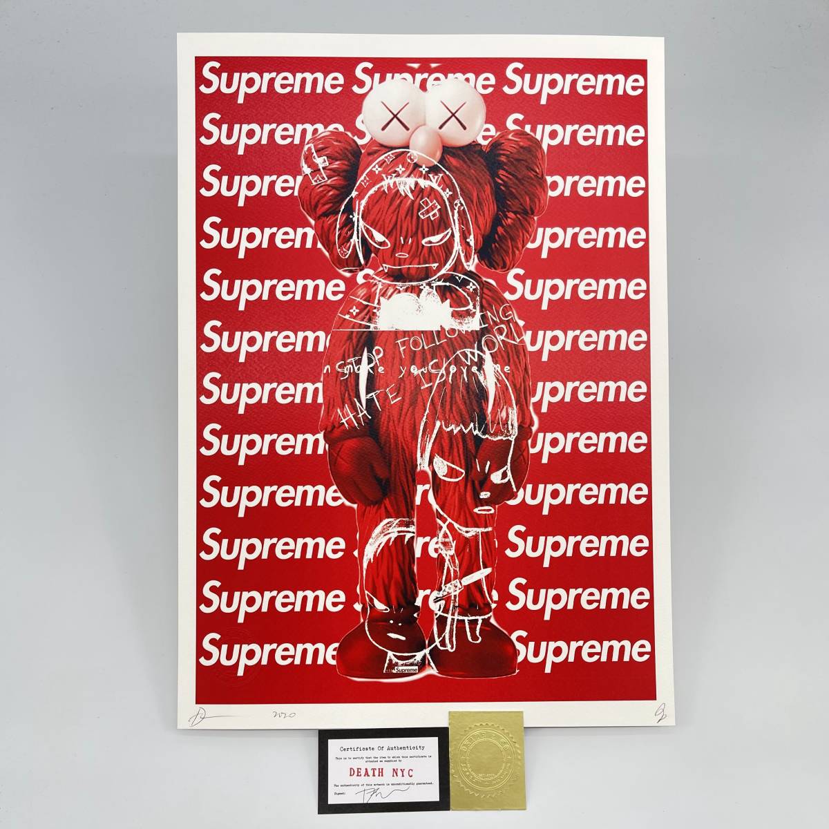 ヤフオク! - DEATH NYC 世界限定100枚 アートポスター Ka...