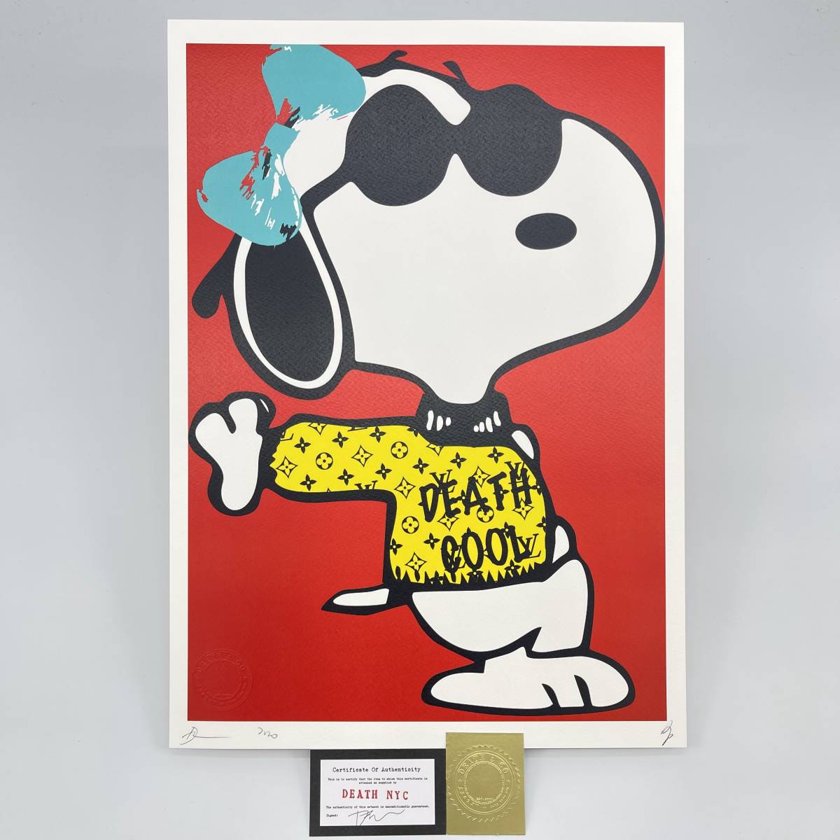 ヤフオク! - DEATH NYC 世界限定100枚 アートポスター SN...