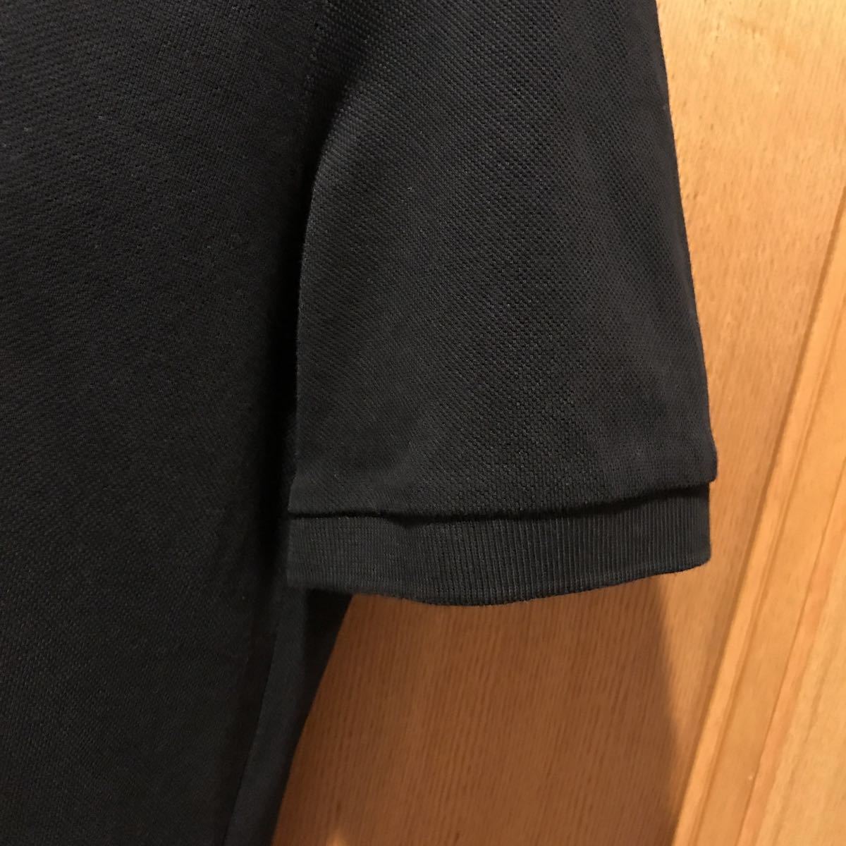 ベネトン ポロシャツ 半袖シャツ 黒　ブラック　POLOシャツ　黒エリ　　　　　　　　　　　　　　　　　　　　　　　検索用　ユニクロ　GAP_画像5