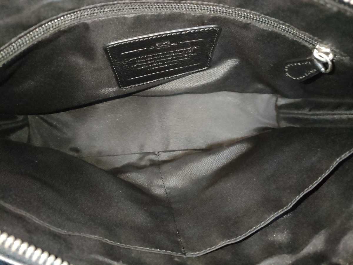 送料無料 美品 COACH コーチ メンズ ショルダーバッグ チャールズ フライトバッグ レザー クロスボディー 71727 ブラック
