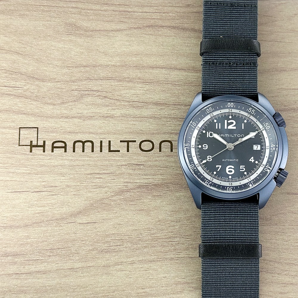 ハミルトン] 腕時計 カーキパイロット H80495845 メンズ グレー
