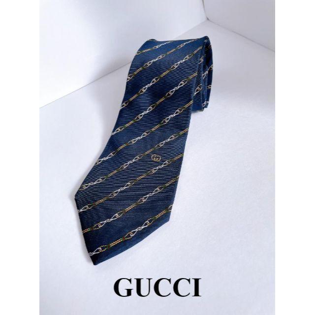 【正規品・美品・クリーニング済！】GUCCI　グッチ　ネクタイ　即日配送