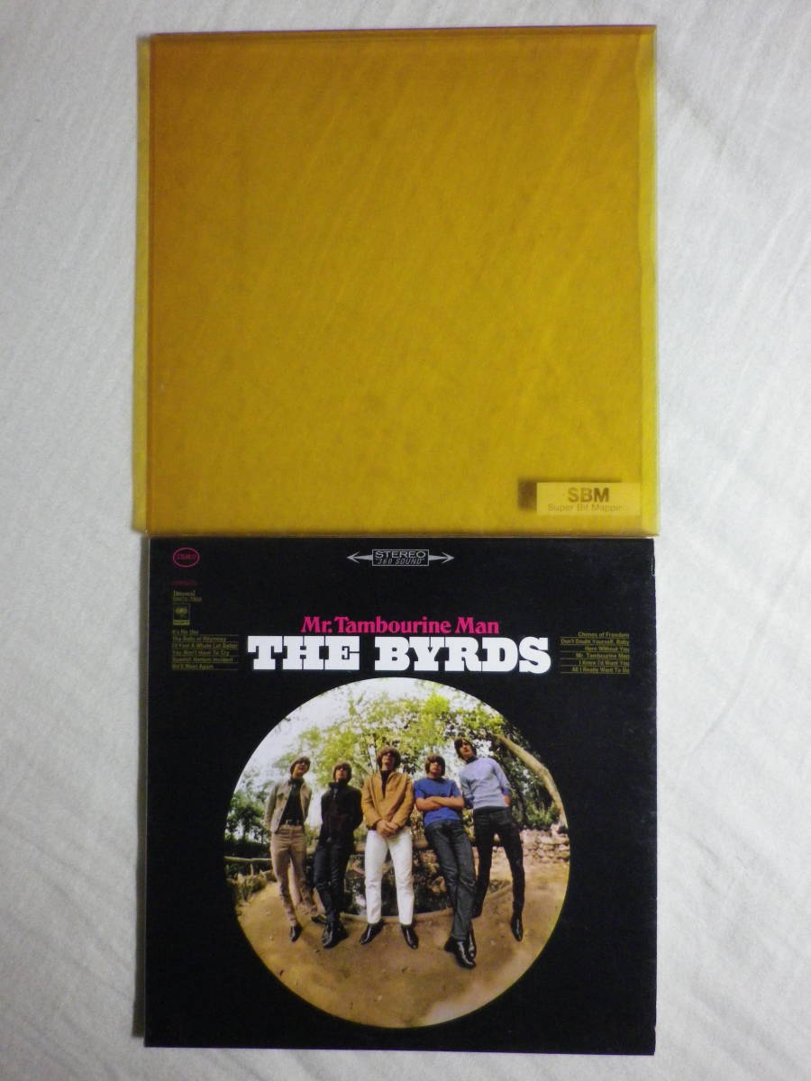 紙ジャケ仕様 『The Byrds/Mr. Tambourine Man(1965)』(SBM仕様,1995年発売,SRCS-7909,1st,廃盤,国内盤帯付,歌詞対訳付,60's名盤)_画像3