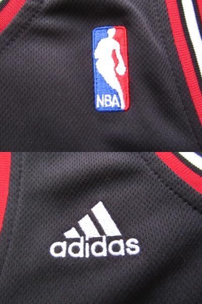 美品 NBA ROSE ＃1 デリック・ローズ BULLS シカゴ・ブルズ adidas アディダス製　ユニフォーム　バスケ ゲームシャツ　ジャージ　刺繍_画像8