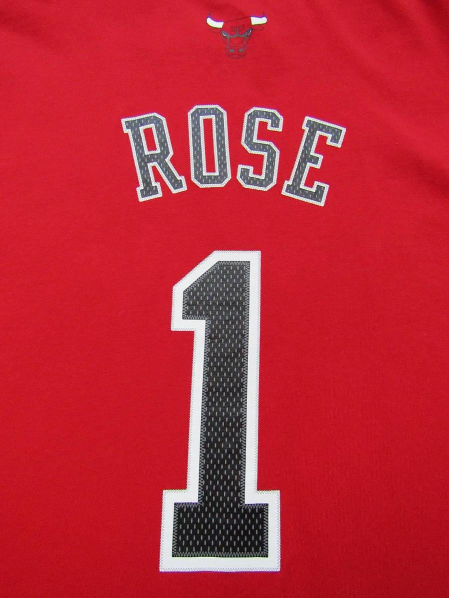 良品】 NBA BULLS ROSE #1 デリック・ローズ シカゴ・ブルズ adidas