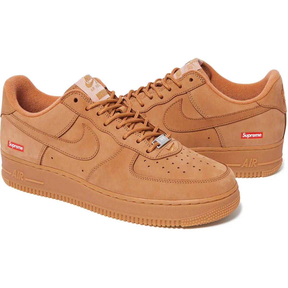 新品】US9.5(27.5cm) Supreme × Nike Air Force 1 Low Wheat