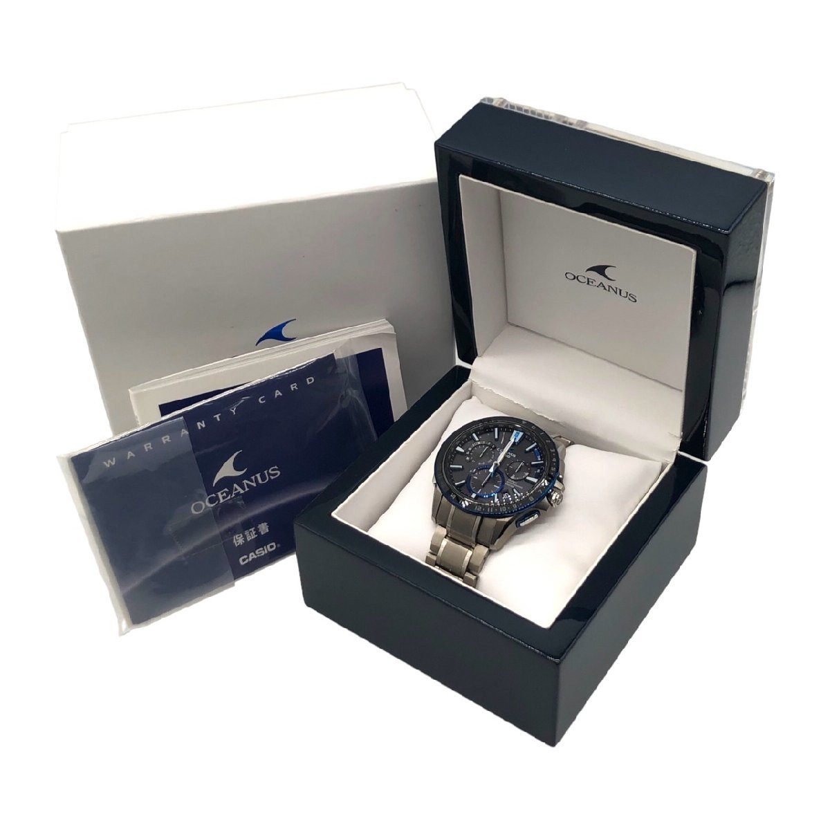 稼働品 CASIO カシオ OCEANUS オシアナス OCW-G1200 チタン GPS