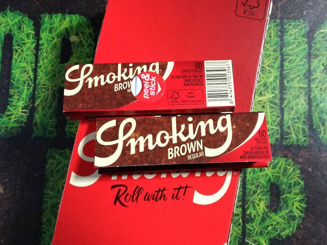 Smoking Brown スモーキングブラウン 20個 ペーパー 巻紙 手巻きタバコ用 送料140円の画像1