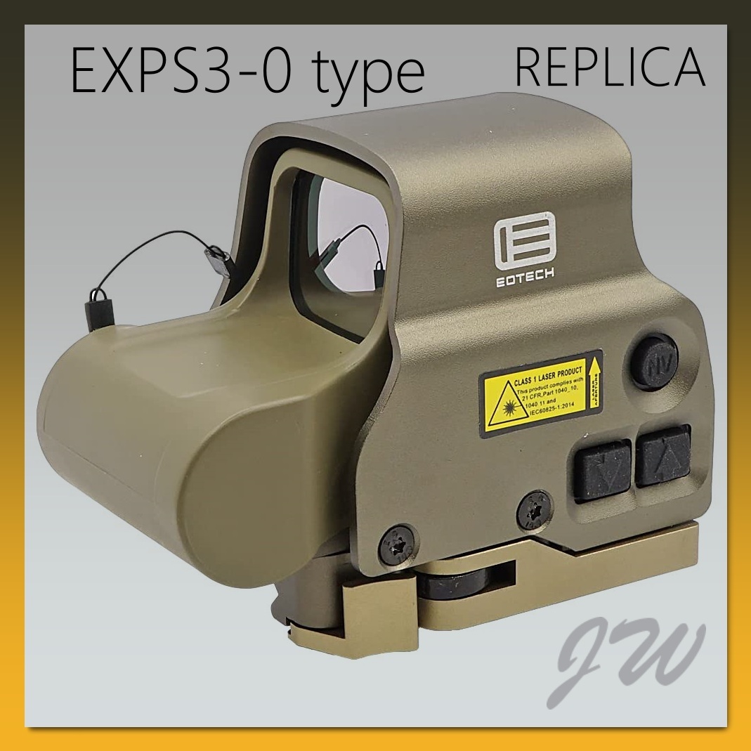 EVOLUTION GEAR EOTech EXPS3-0 ホロサイト レプリカ 反射軽減レンズ ...
