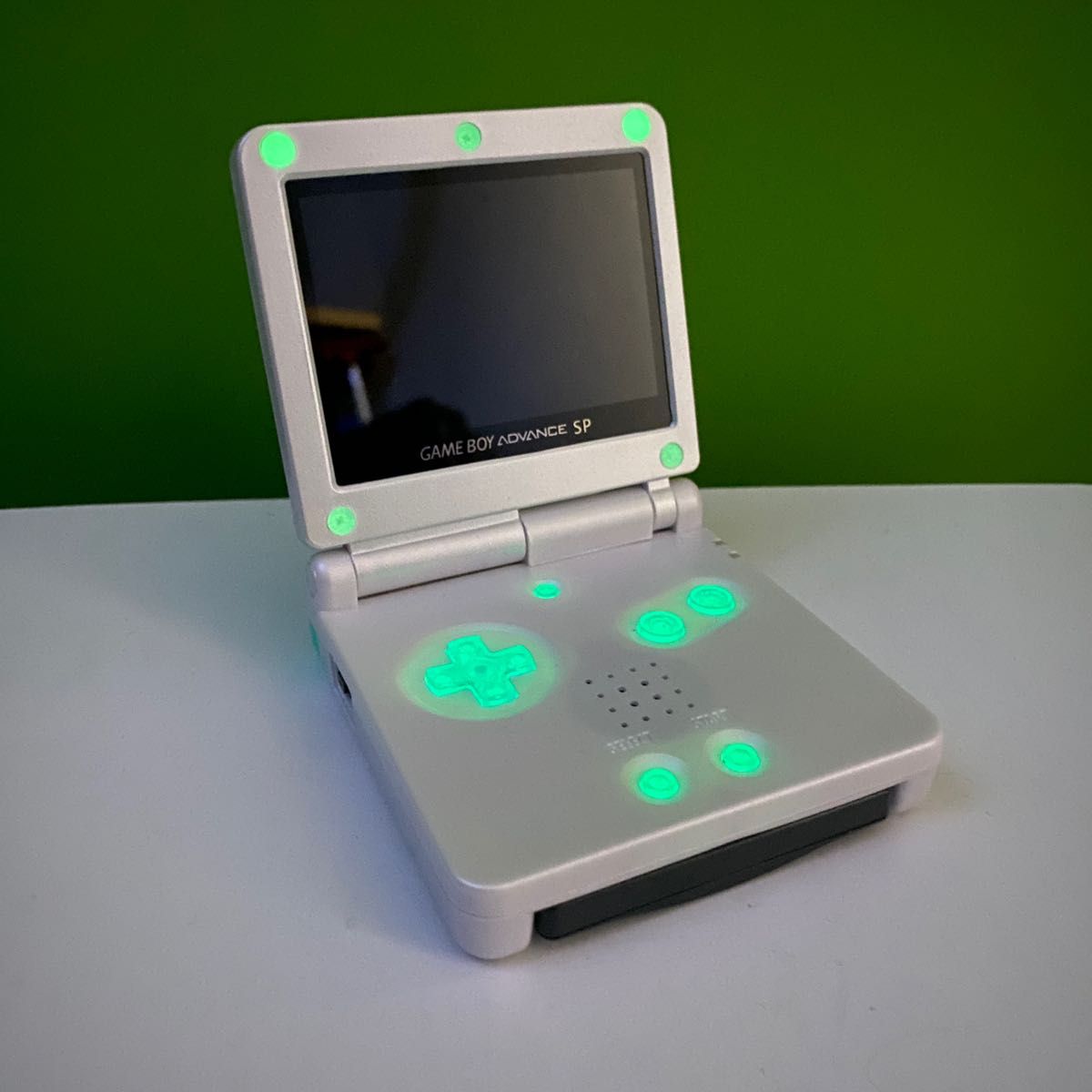 ゲームボーイアドバンス バックライト ゲームボーイアドバンスsp ipsバックライト液晶 White Blue