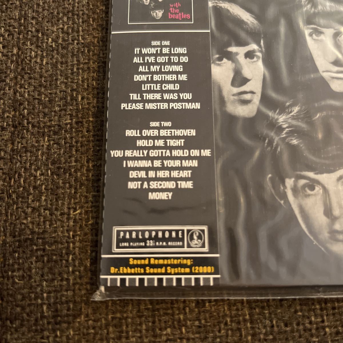 【1円売り切り】Dr.Ebbetts 新品未開封！WITH THE BEATLES 紙ジャケ オーストラリア盤 パーロフォン PCSO3045 ビートルズ _画像3