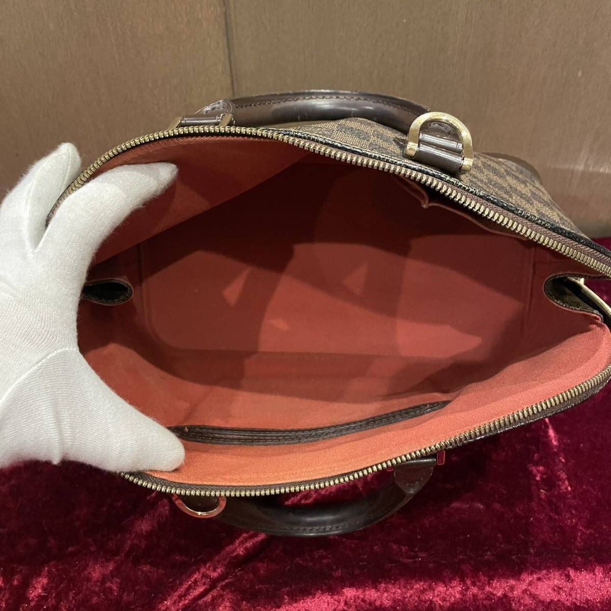 美品 LOUIS VUITTON ルイヴィトン ダミエ アルマ ハンドバッグ