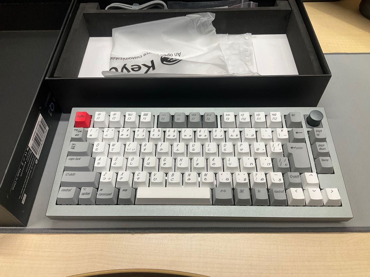 Keychron Q1 QMKカスタムメカニカルキーボード日本JIS-connectedremag.com