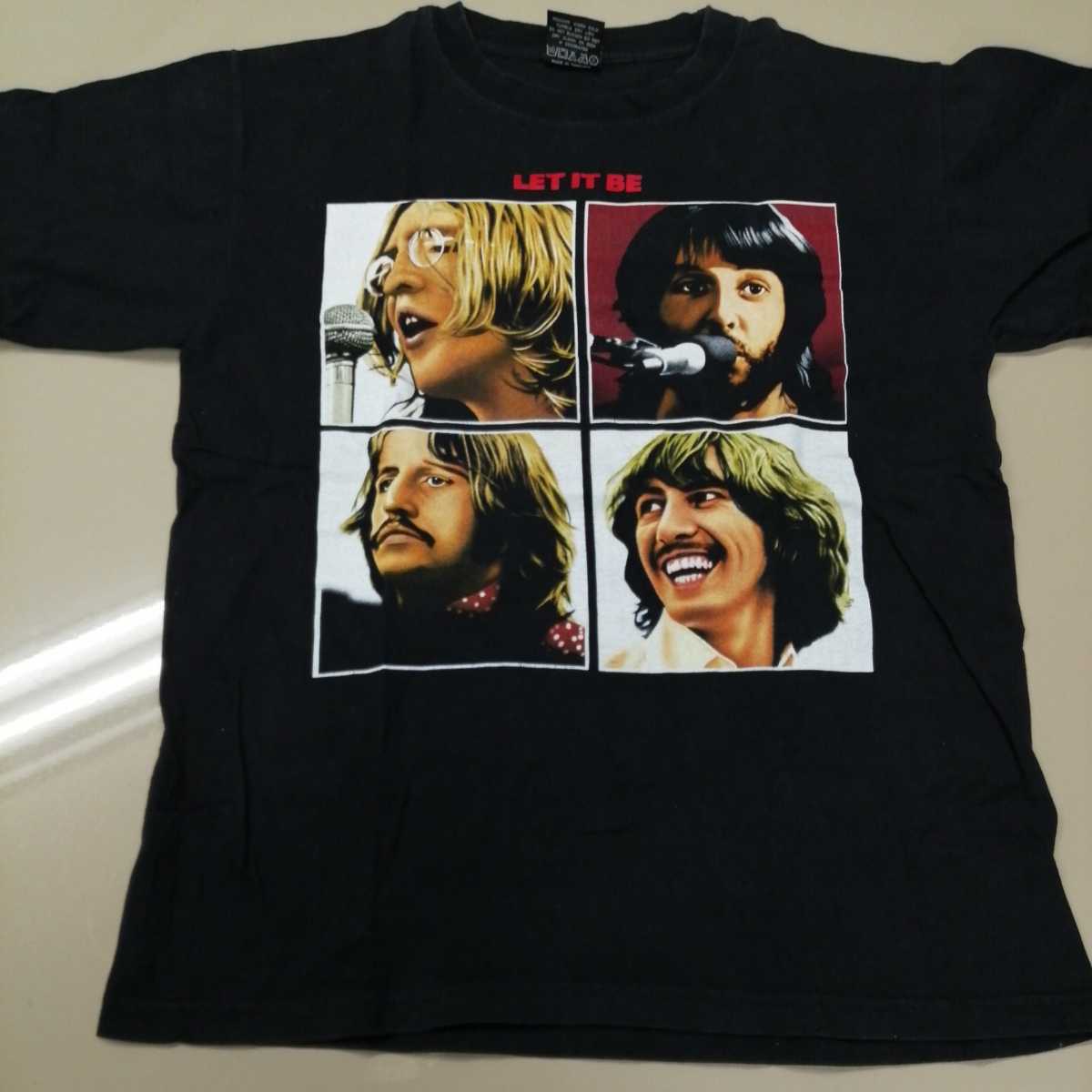 安値安値THE BEATLES ビートルズ バンドTシャツ レットイットビー T