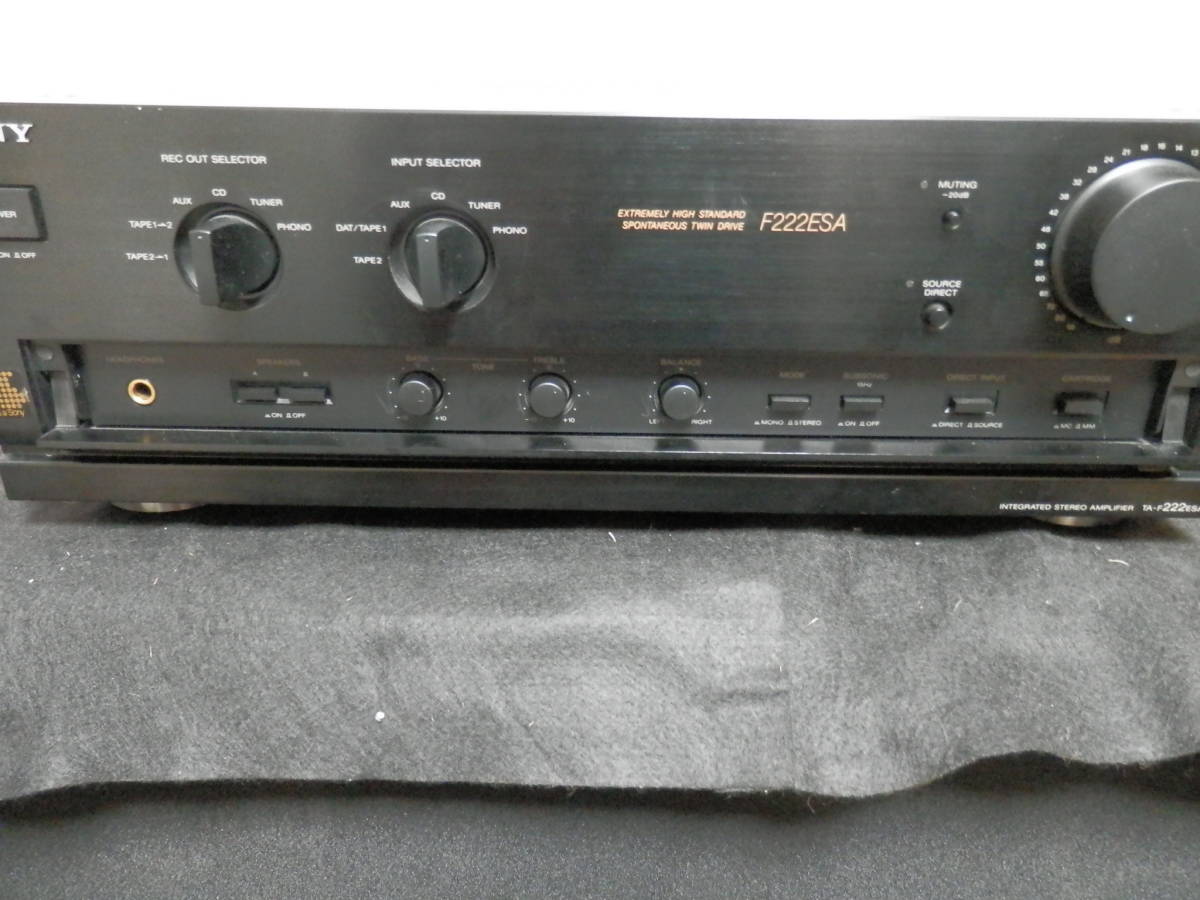 ヤフオク! - ソニープリメインアンプTA-F222ESA