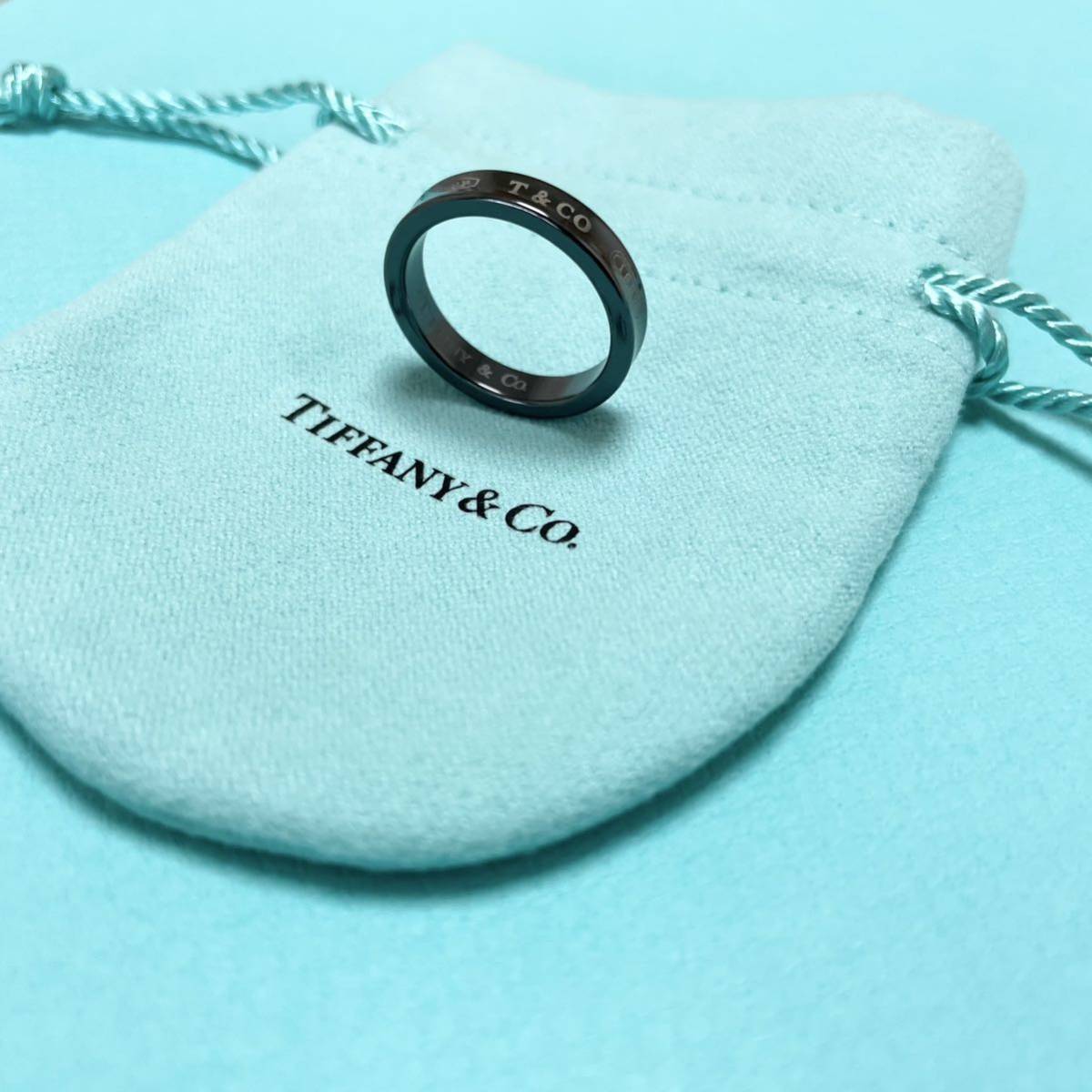 美品】Tiffany & Co. ティファニー 1837 ナローリング 指輪 11号