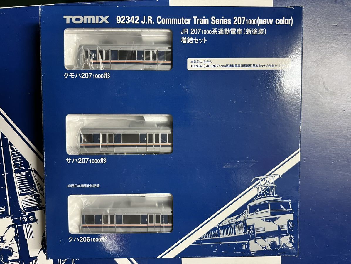 TOMIX 92342 JR 207-1000系通勤電車(新塗装)増結セット