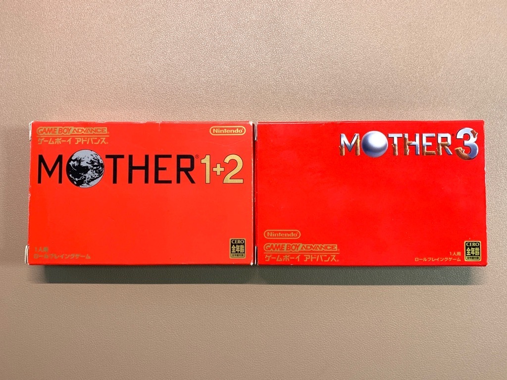 MOTHER1+2 3 セット 箱説明書あり ゲームボーイアドバンス-
