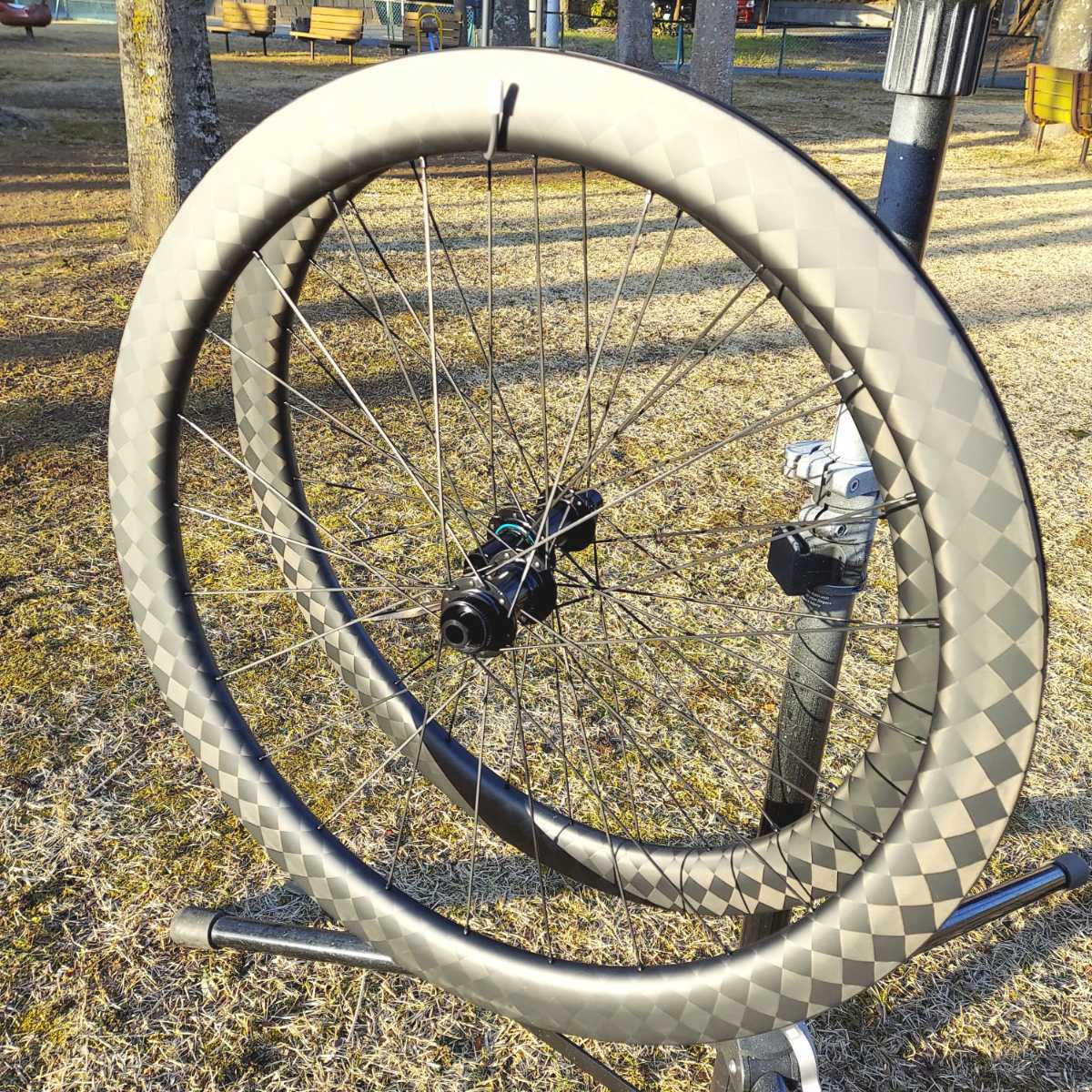 ディスクロードバイク用カーボンホイール パーツ