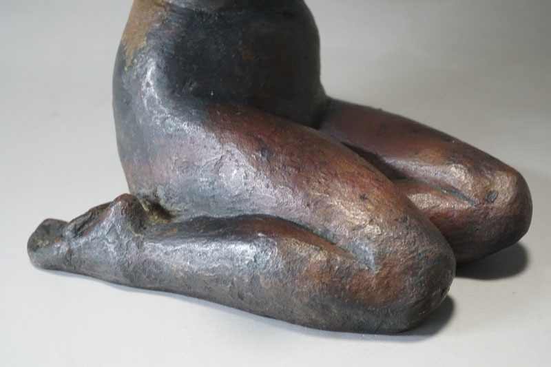 有名彫刻家 分部順治 元日展理事 うさぎ ブロンズ ブロンズ像 順 在銘 有名彫刻家 分部順治 元日展理事 うさぎ ブロンズ ブロンズ像 順 在