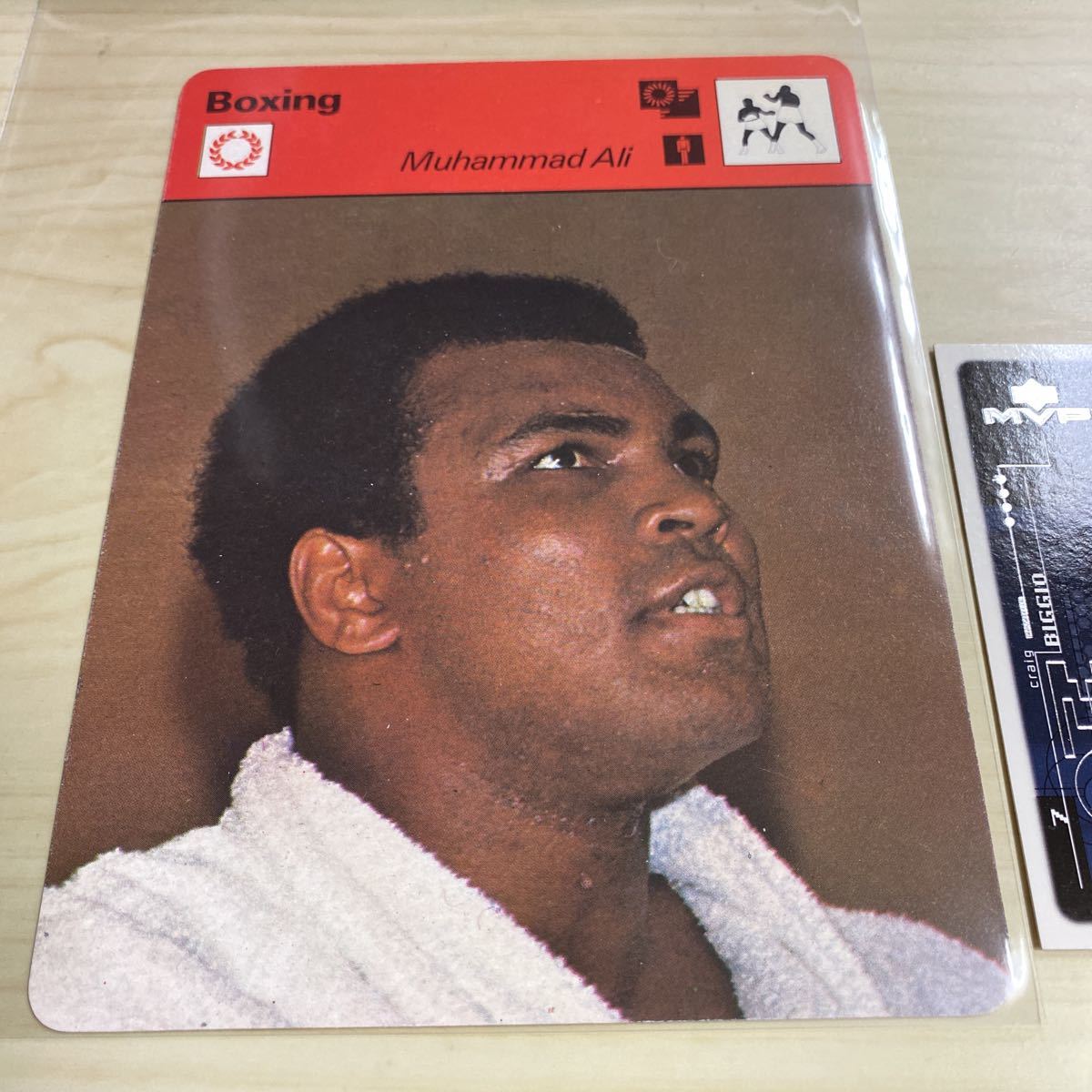 1977 SportsCasterCard Muhammad Ali モハメド　アリ　カシアスクレイ　スポーツキャスターカード　ボクシング
