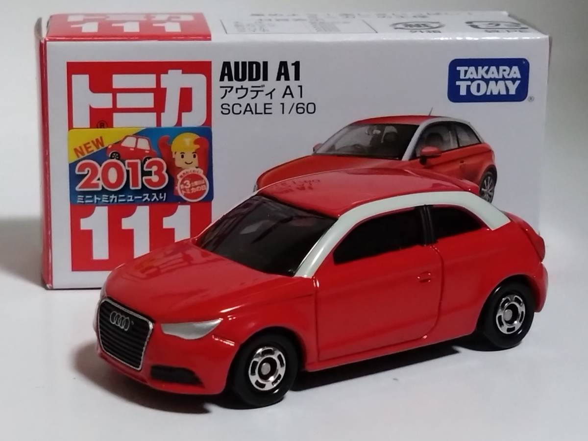 【即決】トミカ　１１１ アウディ　Ａ１　「新車シール」_画像1