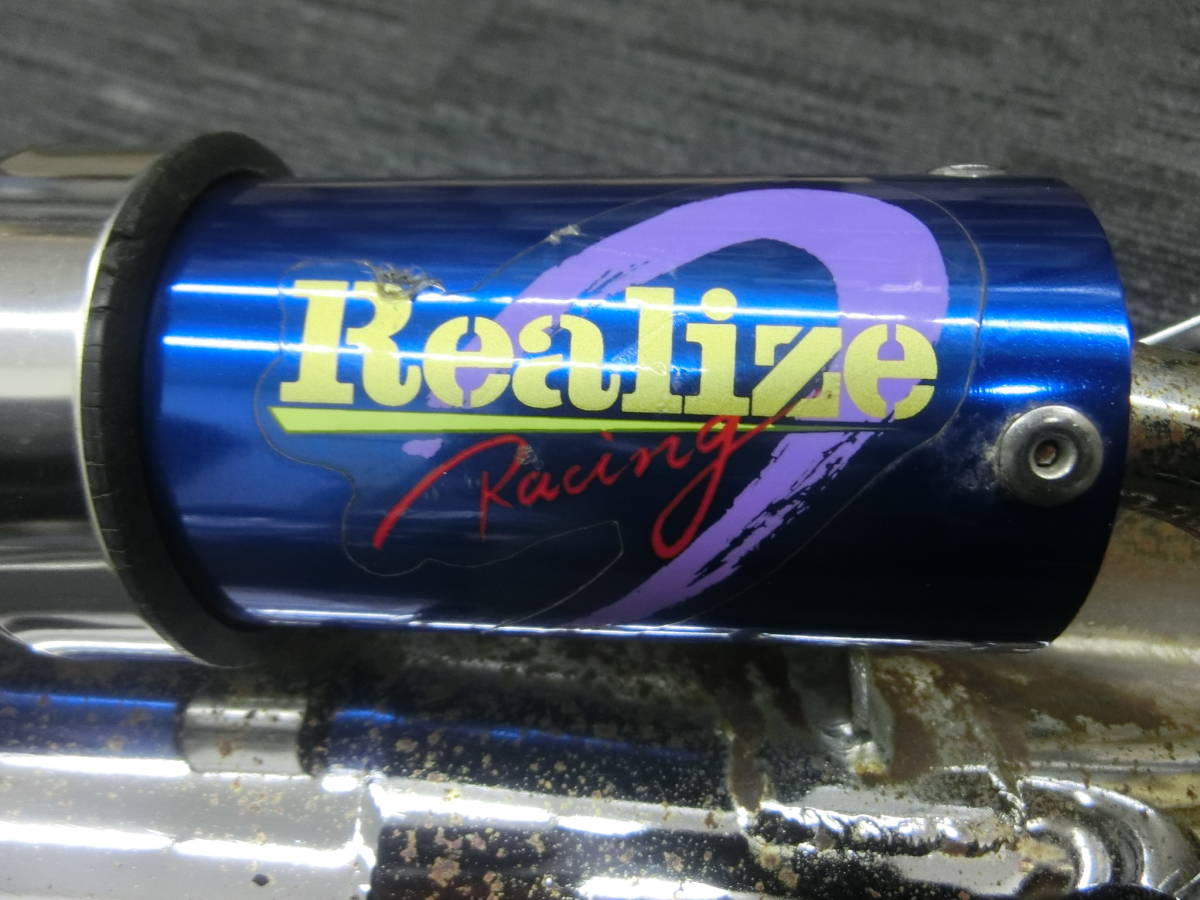 ジョグ90 3WF Realize リアライズ メッキユーロチャンバー 当時物