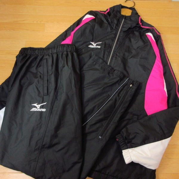 ♦︎【ミズノ】ナイロンジャケットセットアップ ウインドブレーカー L Yahoo!オークション - 美品 L 上下セット MIZUNO ミズノ