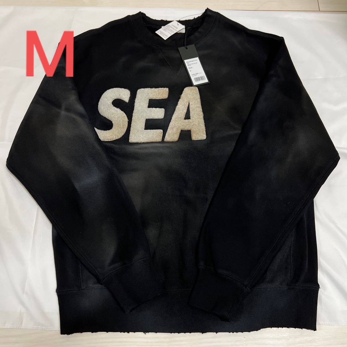SEA DAMAGED CREW NECK / BLACK ウィンダンシー トレーナー|PayPayフリマ